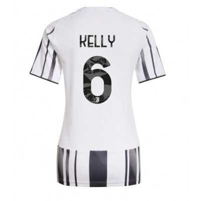 Ženski Nogometni dresi Juventus Lloyd Kelly #6 Domači 2025-26 Kratek Rokav Ženski Nogometni dresi Juventus Lloyd Kelly #6 Domači 2025-26 Kratek Rokav